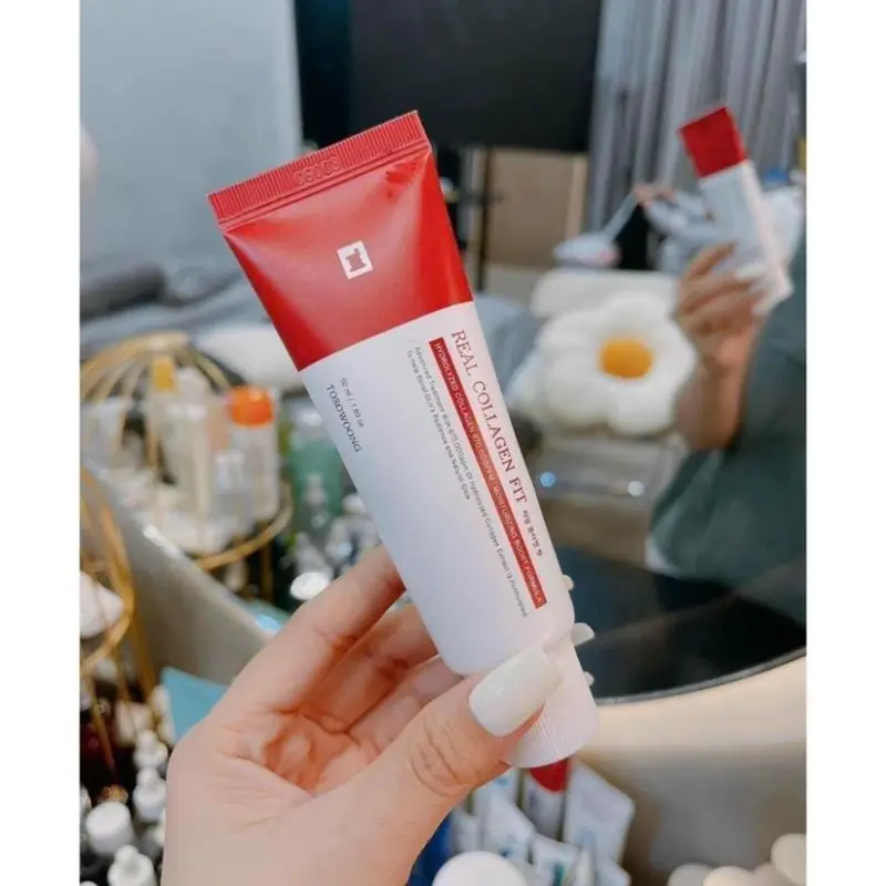 Peel da collagen nano căng bóng, Real collagen fit Hàn Quốc, Giúp da trắng sáng, mịn màng 50ml 2