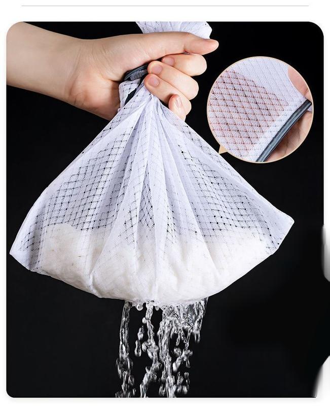 Product Introduction of Washing machine filter thickened fine mesh laundry bag Washing clothes underwear bra bag care bag mesh bag Accessory 1