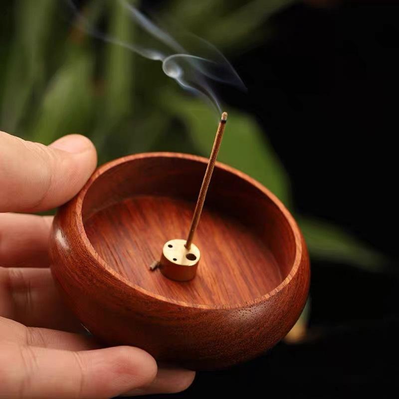 Product Introduction of Pemegang Kemenyan Jenis Mangkuk Kayu, Gaya Vintaj, Diperbuat daripada Kayu Ros, Sesuai untuk Pelbagai Saiz Batang Kemenyan, Pemegang Kemenyan, Pemegang Batang Kemenyan 16
