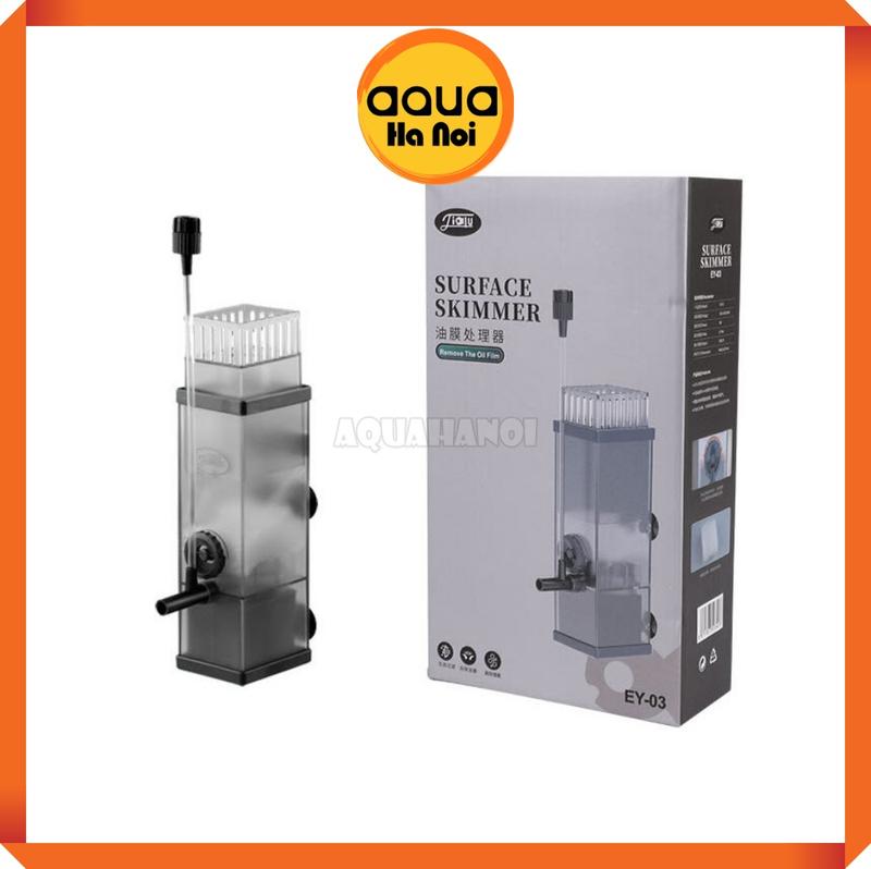 Máy  váng Jialu EY 03 -  mặt hồ  cảnh thủy sinh - Có thổi luồng tạo Oxy bể lọc cá lọc  vách tháo rời