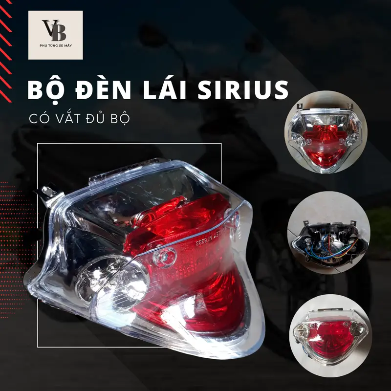 Bộ đèn lái Sirius (có vắt đủ bộ) 0