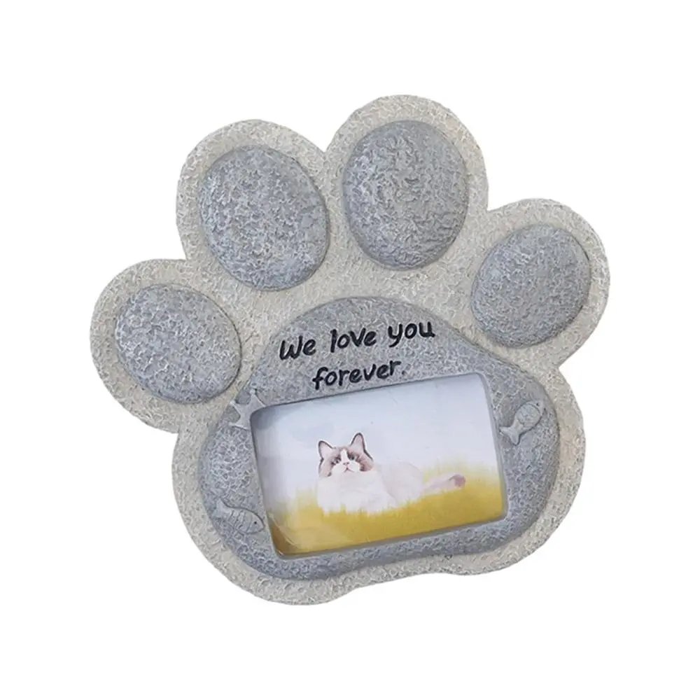 Dog Memorial Stones Cat Headstone Pet Tombstones Pet Dog Garden Stones for Lawn Outside
