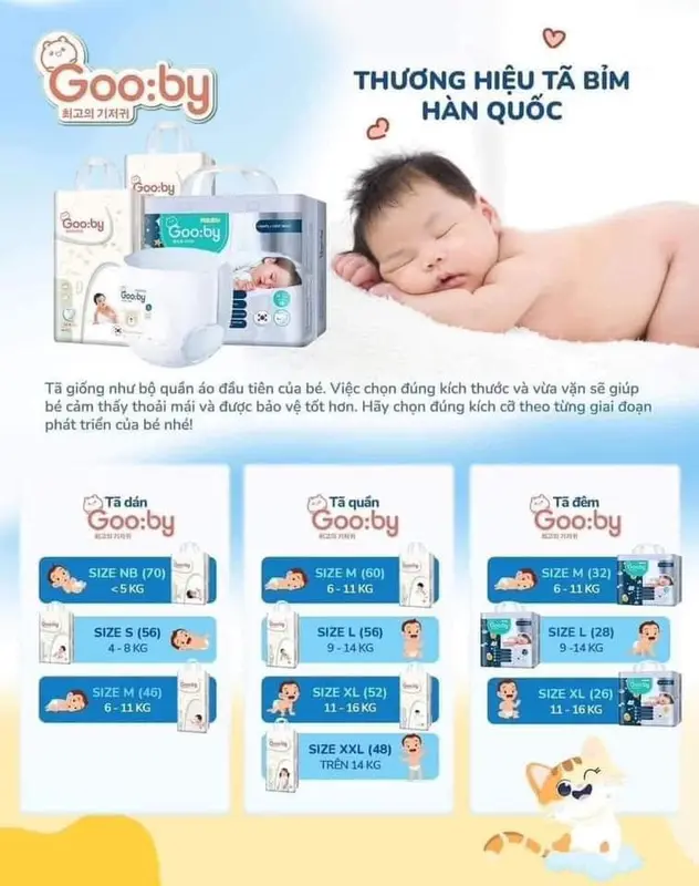 (kèm quà) Bỉm gooby extra, premium Ngày & Đêm, Bé Khô Thoáng Cả Đêm Lẫn Ngày 6