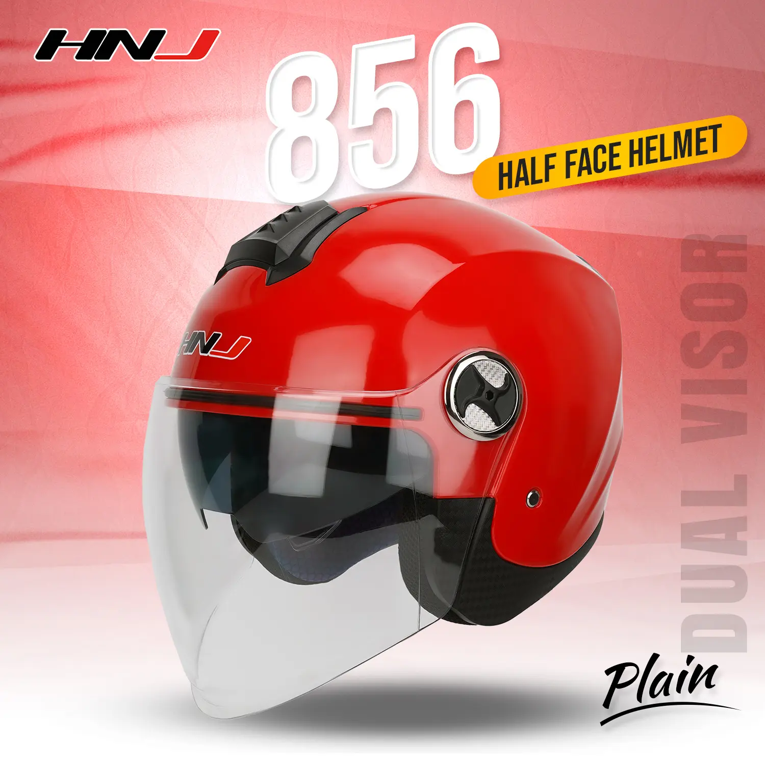 cat ear motorcycle half helmet Cool Girl Pink Electric Face Stick the nubs to your helmet Hnj Half Face Helmet With