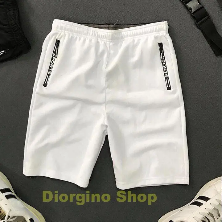Quần đùi thun nam thể thao vải thun lạnh dày 02  bên hông có khoá  kéo  Sport cực đẹp 1