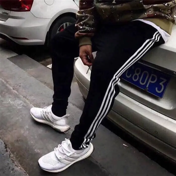 Quần Line Pants 3 sọc , 1 sọc chất Poly Cotton dày dặn 4
