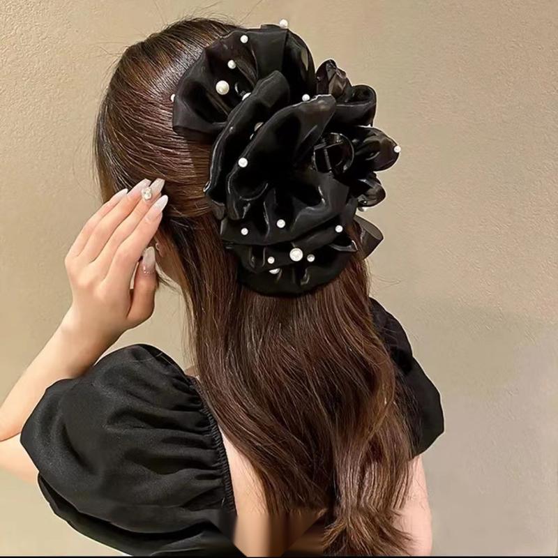 Product Introduction of Kẹp Tóc Lưới, Hình Đám Mây, Phụ Kiện Tóc Dễ Phối Đồ Cho Nữ, Hoa Xốp Voan, Nơ Lớn Sang Trọng, Phụ Kiện Tóc, Kẹp Tóc Seersucker 7
