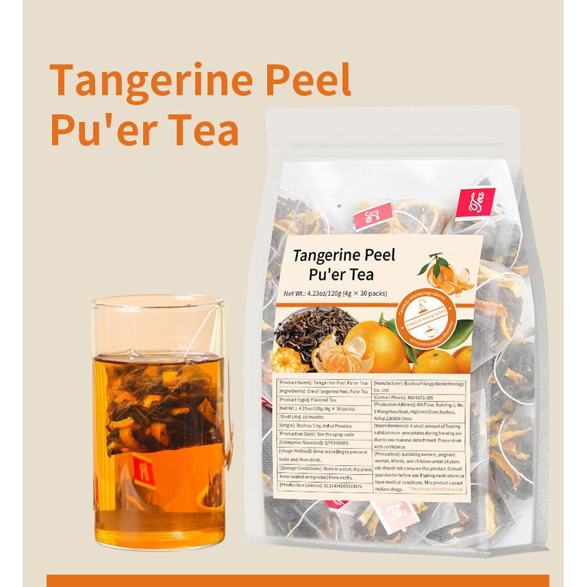 【4g×30packs】COD Chen Pi Pu'er Tea, Small Green Lime Nourish the lungs ...