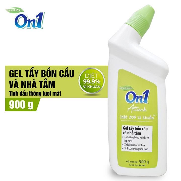  Gel Tẩy Bồn Cầu Và Nhà Tắm ON1 Attack CHAI 900G - Mã N0502 
