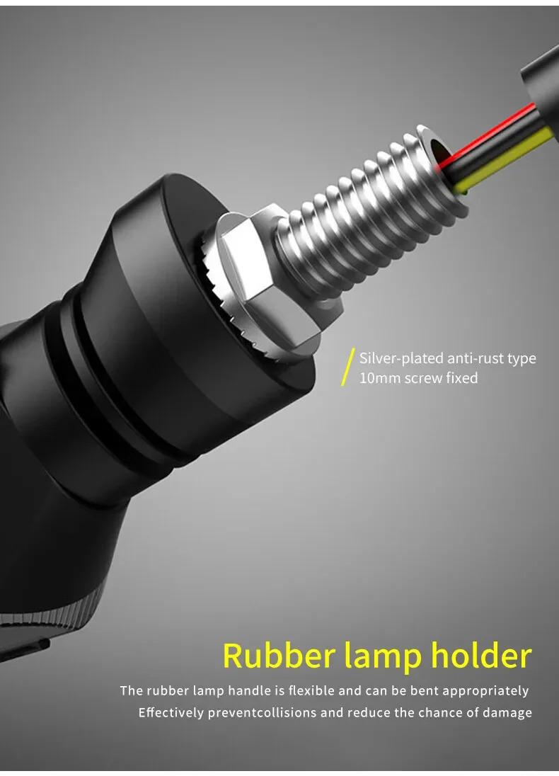 Product Introduction of 2 pieces of LED DRL & turn signal streamer light motor LED indicator light yellow amber tail light for motorcycle FZS CB150 forc 13