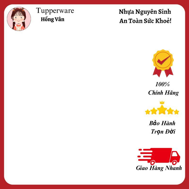  Deco 1 chạm Tupperware sét 3 hộp nhựa nguyên sinh. An toàn sức khoẻ bao kín khí mùi nước. 