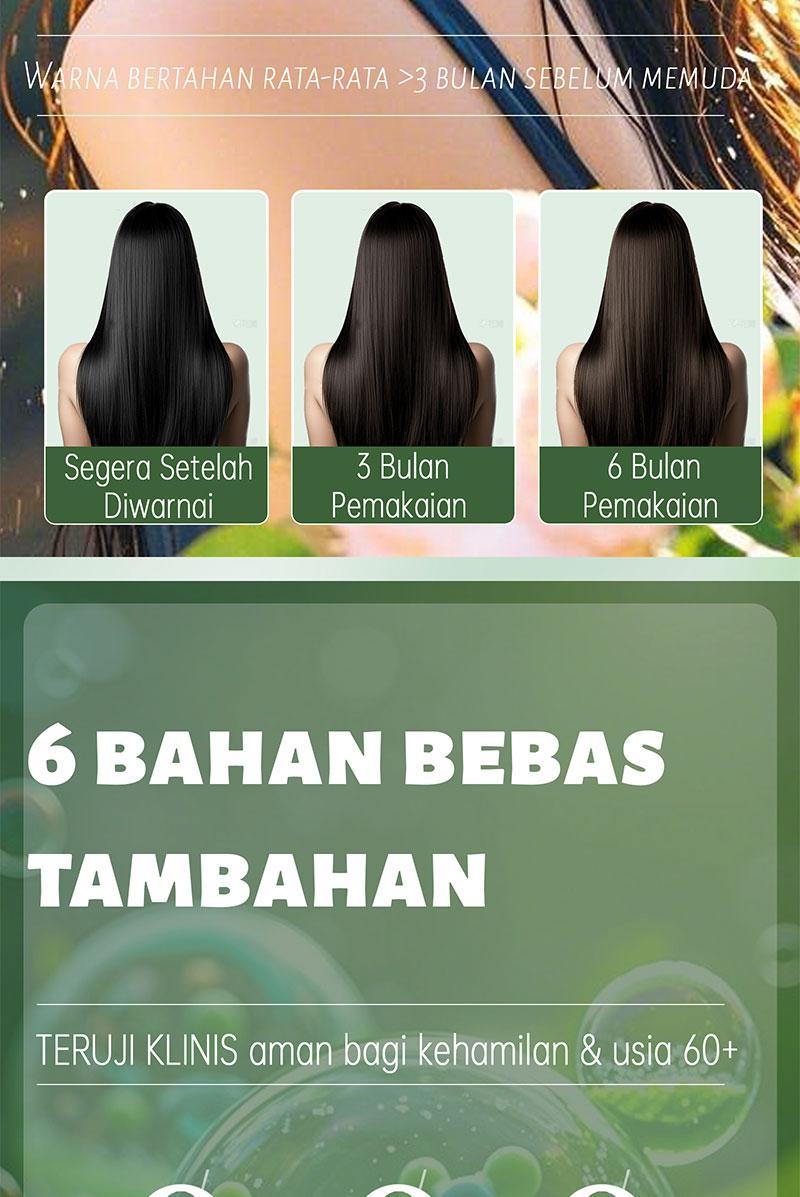 Product Introduction of 【Fajazz】【COD】Pewarna Rambut Beli 5 Gratis 1 Masker Rambut=160ML, Pewarna Rambut Alami, 2 in 1 Pewarna dan Perawatan, Pewarna Rambut Unisex, Pewarnaan Cepat, Cocok untuk Rambut Putih 12