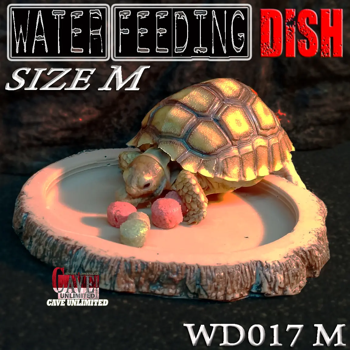 WD017 FEEDING DISH TEMPAT MAKAN REPTILE FOODDISH PIRING MANGKUK WADAH MAKANAN KURA DARAT TORTO TORTOISE SULCATA INDIAN STAR ALDABRA PARDALIS KADAL BIAWAK TEGU SAVMON VARANUS IGUANA ULAR
