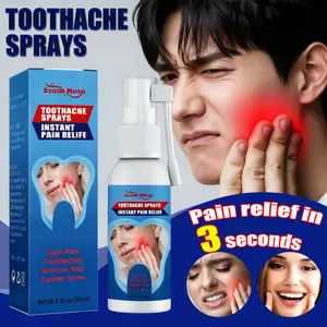 South Moon Toothache Spray Sakit Gigi Semprotan Penghilang Nyeri Gigi Efektif Mengobati Gigi Berlubang Meringankan Perdarahan Periodontal Gusi Yang Sakit 20ml [V56]