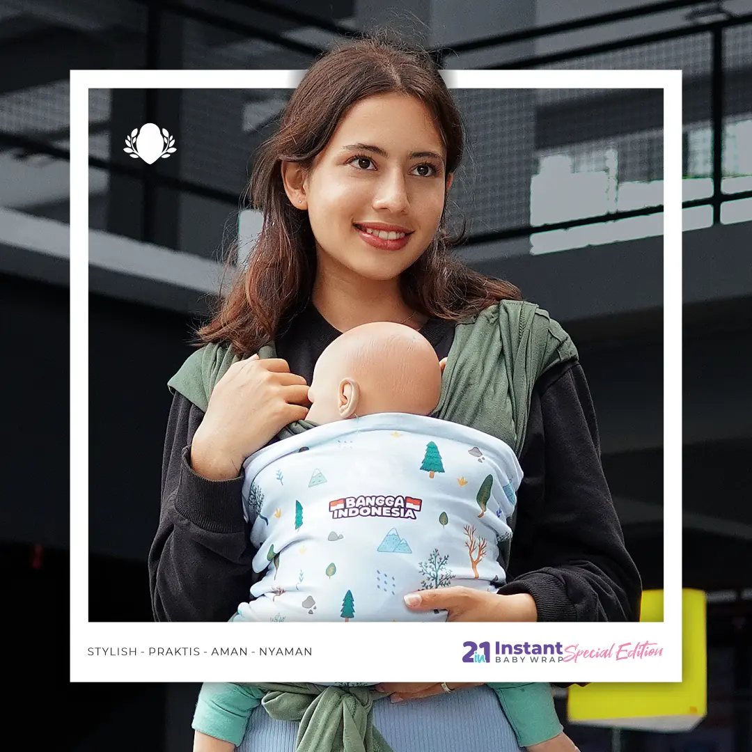 2IN1 INSTANT BABY WRAP GEOS NEWBORN GENDONGAN BAYI ERGONOMIS
