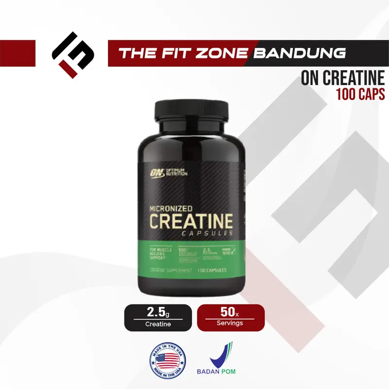 ON Creatine 2500 100 Capsules BPOM 0