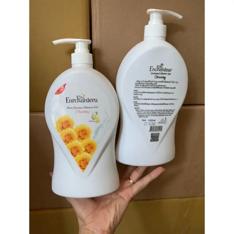 CMB 2 CHAI 1200ML/1 CHAI Sữa tắm trắng da Enchanteur hương nước hoa 1200ml