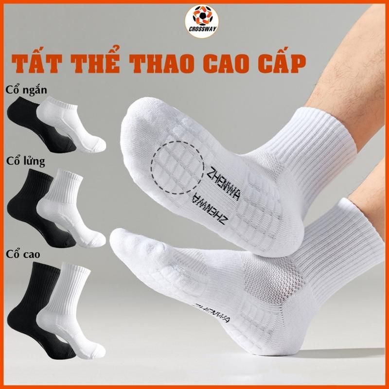 Tất Vớ Nam Nữ Thể Thao Cổ Ngắn Lửng Cao Chống Trơn Chính Hãng Cao Cấp Giá Rẻ Chạy Bộ Cầu Lông Bóng Rổ Phụ Kiện Tập Gym
