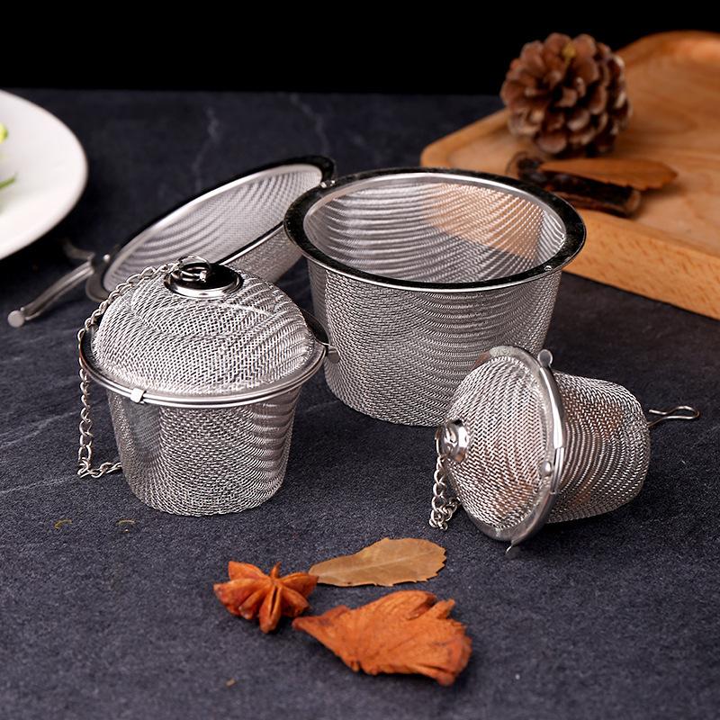 [COD]Vận Chuyển Trong Vòng 24 Giờ 304 Lưới Thép Không Gỉ Trà Rò Rỉ Gia Vị Lẩu Nồi Súp Túi Nấu Thịt Hầm Gia Vị Hộp Gia Vị Hộp Gia Vị Kho Báu 0