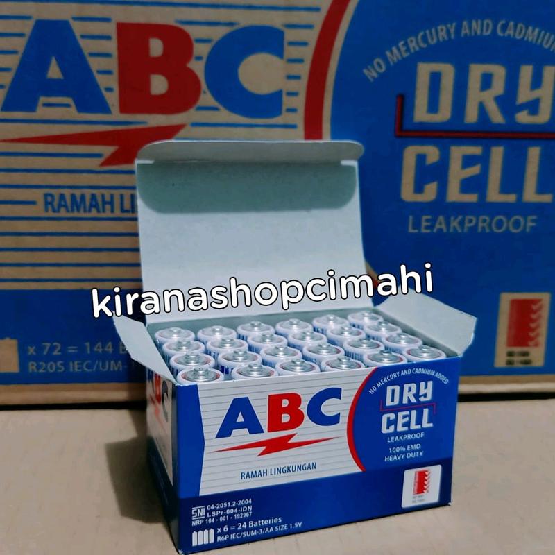 batre ABC biru AA isi 24 pcs / A2 / baterai / battery 0