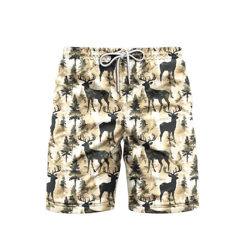 Product Introduction of 2025 New European and American Trade Casual Versatile Fashion Trend High Quality Men's Camouflage Casual Shorts 10