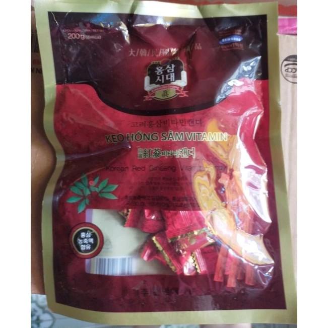 Product Introduction of Kẹo Hồng Sâm Hàn Quốc 200g (Korea Red Ginseng Vitamin Candy) 1