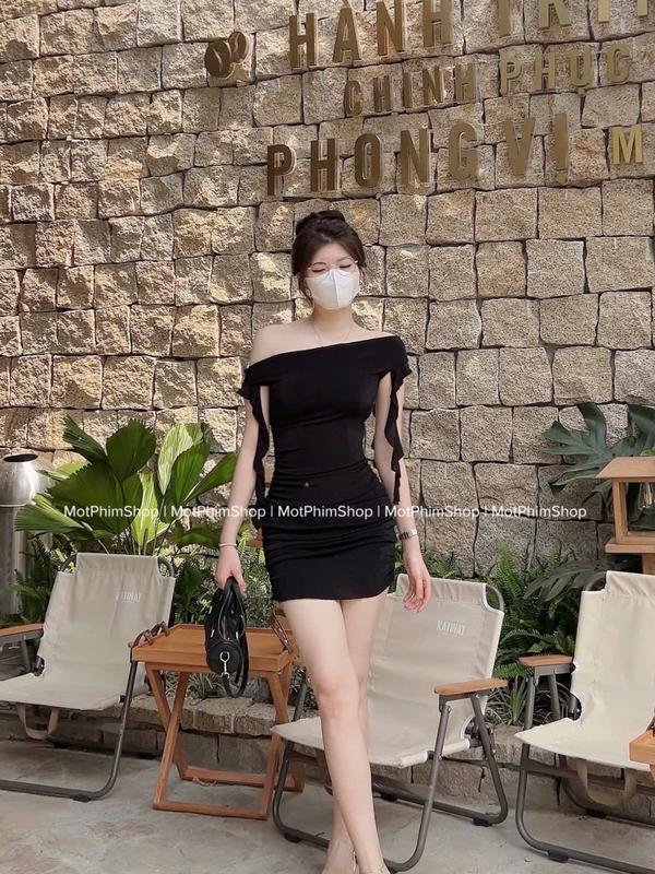 Váy Body Nữ Nhúng Sườn Dự Tiệc Hack Dáng, Váy Ôm Spani Dress 6
