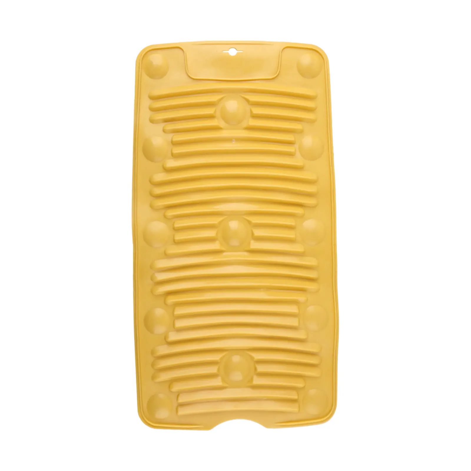 Foldable suction cup anti-slip washboard, multifunctional silicone household washboard