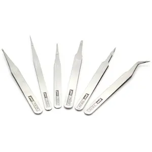 GOOI Pinset Siku Stainless Steel Laboratorium - TS-15