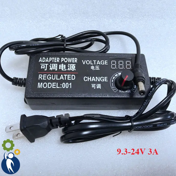 Adapter Điều Chỉnh Điện Áp 9.3-24V 3A Có Đồng Hồ Led 0