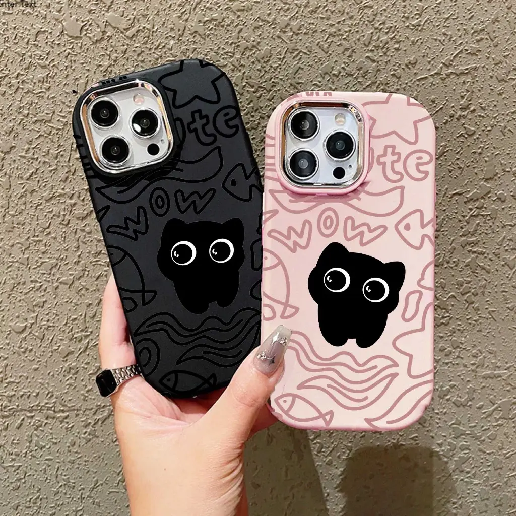 WOW CAT EYE CASE FOR INFINIX HOT 70 60I 60 50I 50 30 30I PRO PLUS PLAY NOTE SMART 5 7 8 9 TCNO SPARK 40 20C GO 2 3 GO3 2 ITL S23 A70 10 10C SU244