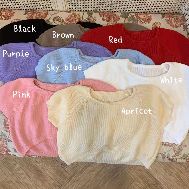 Product Introduction of Áo Dệt Kim Cho Nữ, Dài Tay, Cổ Thuyền Dáng Rộng Vừa Vặn, Trước Ngắn Sau Dài, Cạp Cao, Áo Len Dệt Kim, Có Hai Kiểu 9