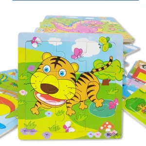 [IM]PUZZLE KAYU 9PCS / 9PCS MURAH GROSIR / MAINAN EDUKASI ANAK Puzzle Ikan Ayam Bebek Mobil