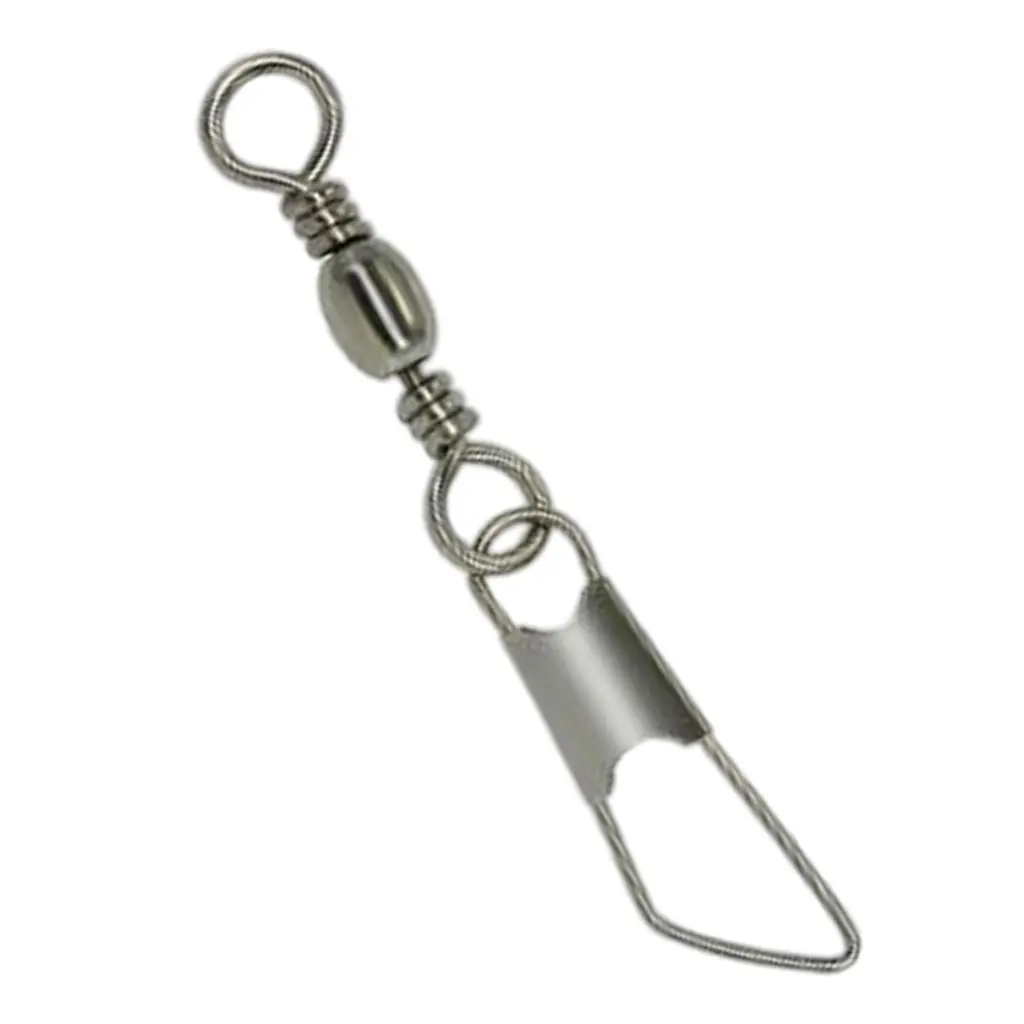 Barrels Snap Swivels Fishing Line Connector with Snap Fishing Tackle Accessory