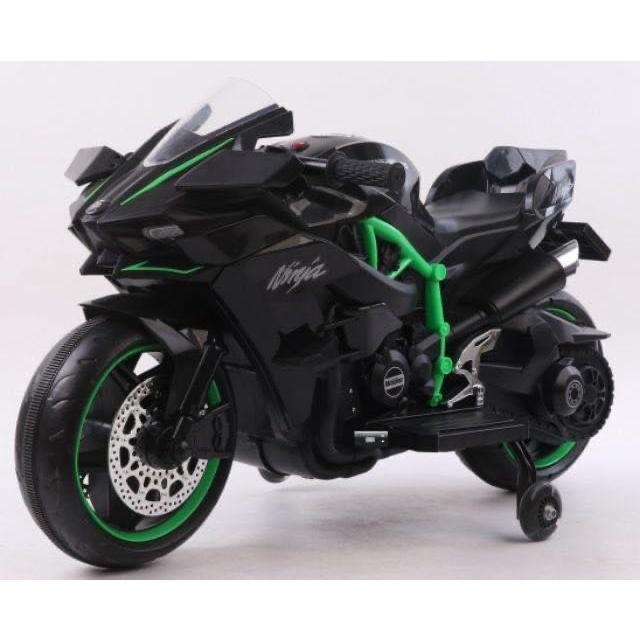 SP CAO CẤP Xe máy điện trẻ em H2R 2 động cơ 12v 7ah Kích thước 105x33x53 cm Trẻ 1,5-12 tuổi Đen Xanh Trắng Đỏ có đèn còi nhạc USb