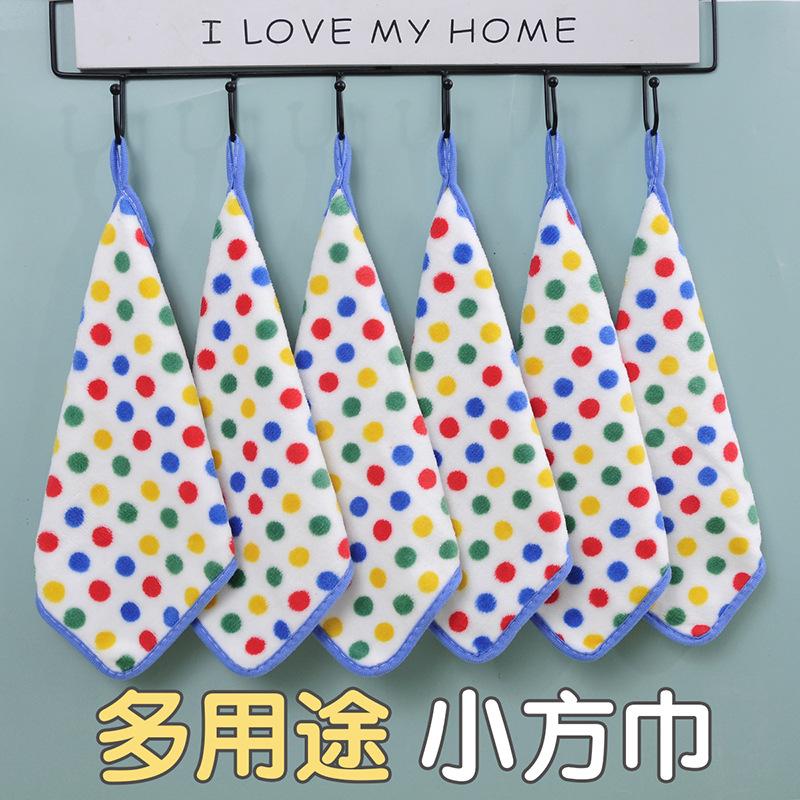 Product Introduction of Vải lông cừu san hô chấm bi, quần áo dày dặn, gia dụng, siêu thấm nước Khăn lau để Bàn và rửa bát đĩa, lý tưởng Dây Treo Lau Tay, Tiện Lợi Cực Kỳ 15