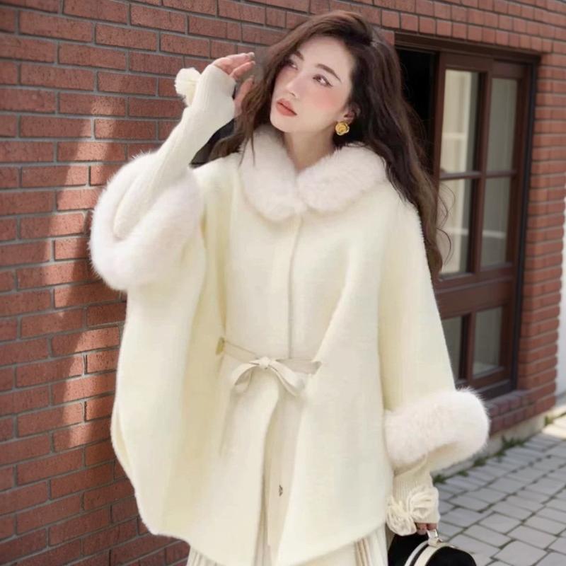 Áo Viền Lông Mùa Đông Dáng Ngắn Kèm Đai Dành Cho Nữ - Top Women Jacket Top Jacket