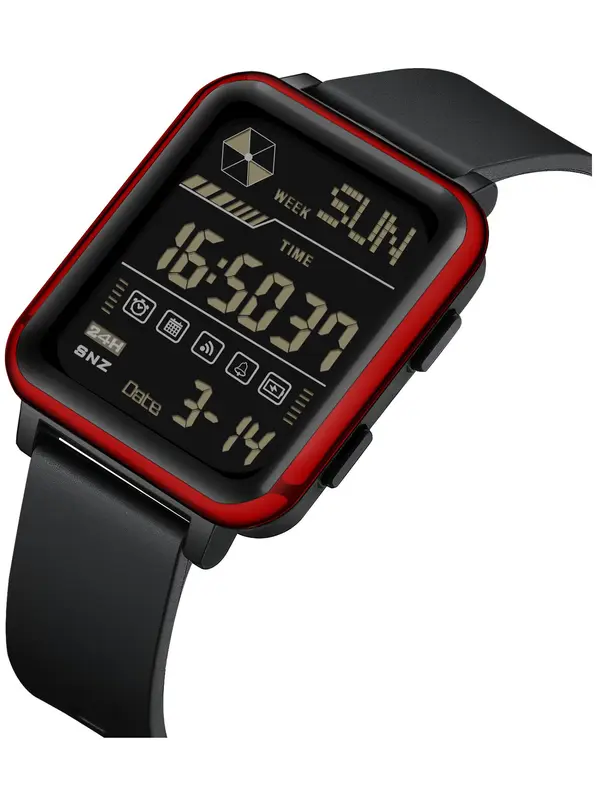 Men's Sportive Digital Watch, Fashionable Digital Watch with Luminous Dial & Waterproof Feature, Trendy Watch for Men for Father's Day Gift with Box 5