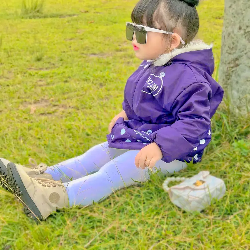 Jaket Anak Perempuan Bahan Parasut 3-8 Tahun/jaket bulu anak/jaket anak 5tahun 3