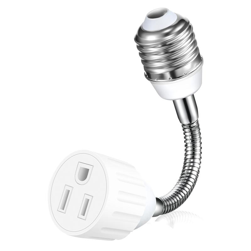 UIOUIOP Outlet Light Socket Adapter, Convert E26/E27 Bulb Socket ...