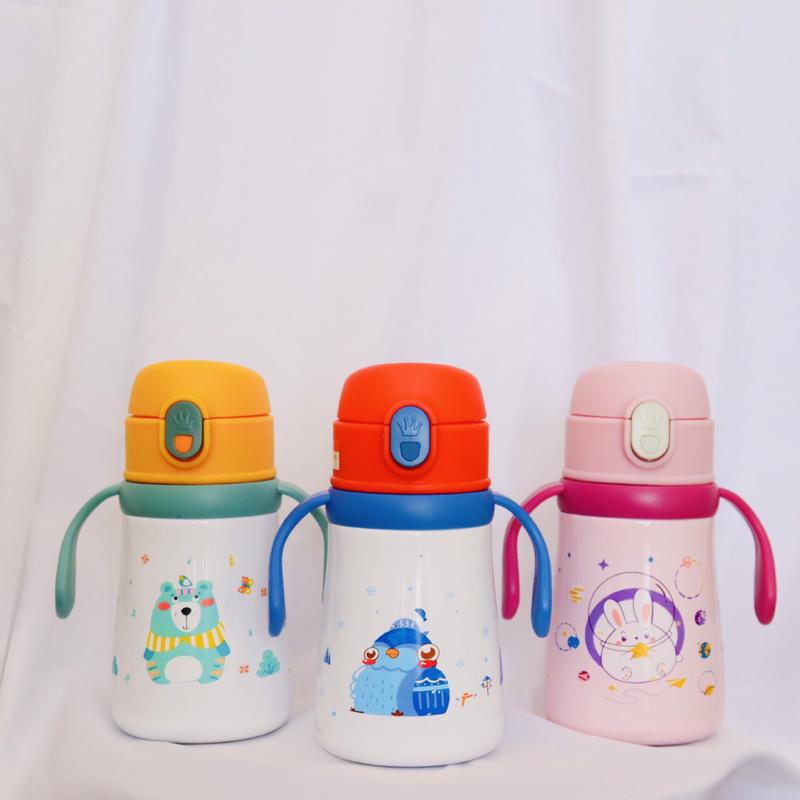 Bình Nước,Bình Tập Hút Giữ Nhiệt Cho Bé 300ml 3