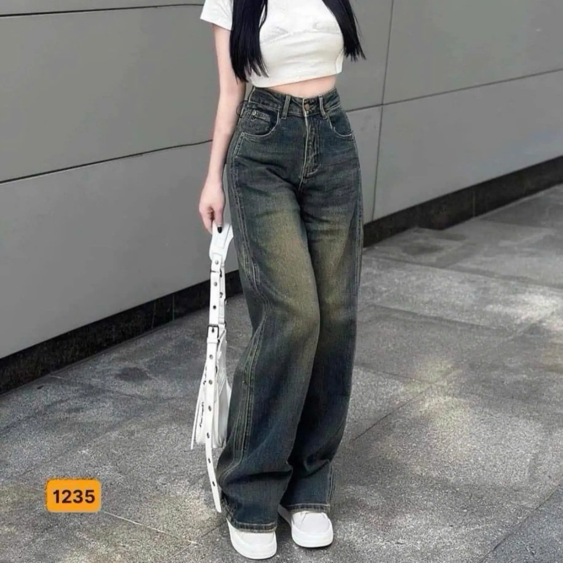 quần jean Beggy nữ HOT TREND mẫu mới ,form suông rộng  may viền chắp thân tôn dáng thời trang , bao  đẹp chất