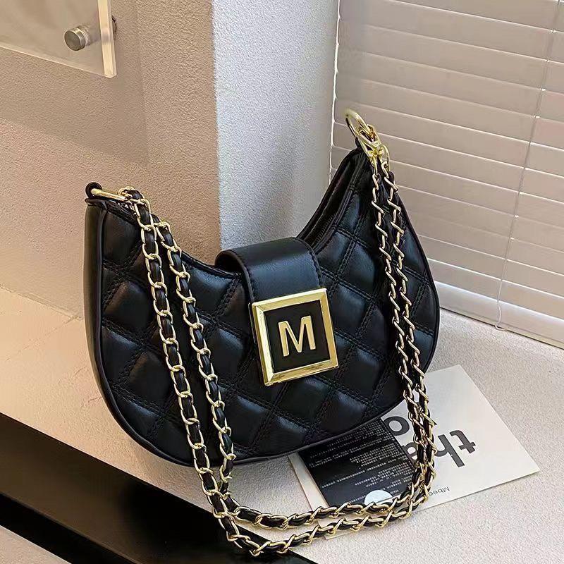 Túi xách đeo chéo đeo vai nữ khóa chứ M VUÔNG mới siêu xinh