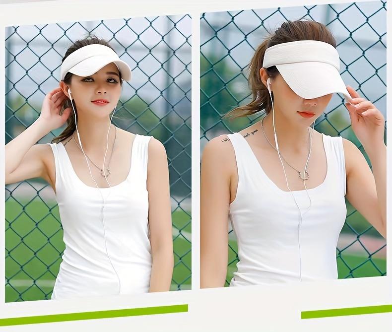 Product Introduction of Women's Sports Sun Protection Baseball Cap, Breathable Polyester Hat With Adjustable Strap For Running, Tennis, Baseball 2