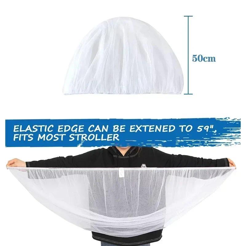 Product Introduction of 8PCS Mosquito Nets for Fully Covered Strollers Durable Mosquito Nets for Baby Cradles Mosquito Nets for Portable Mini Cribs 6