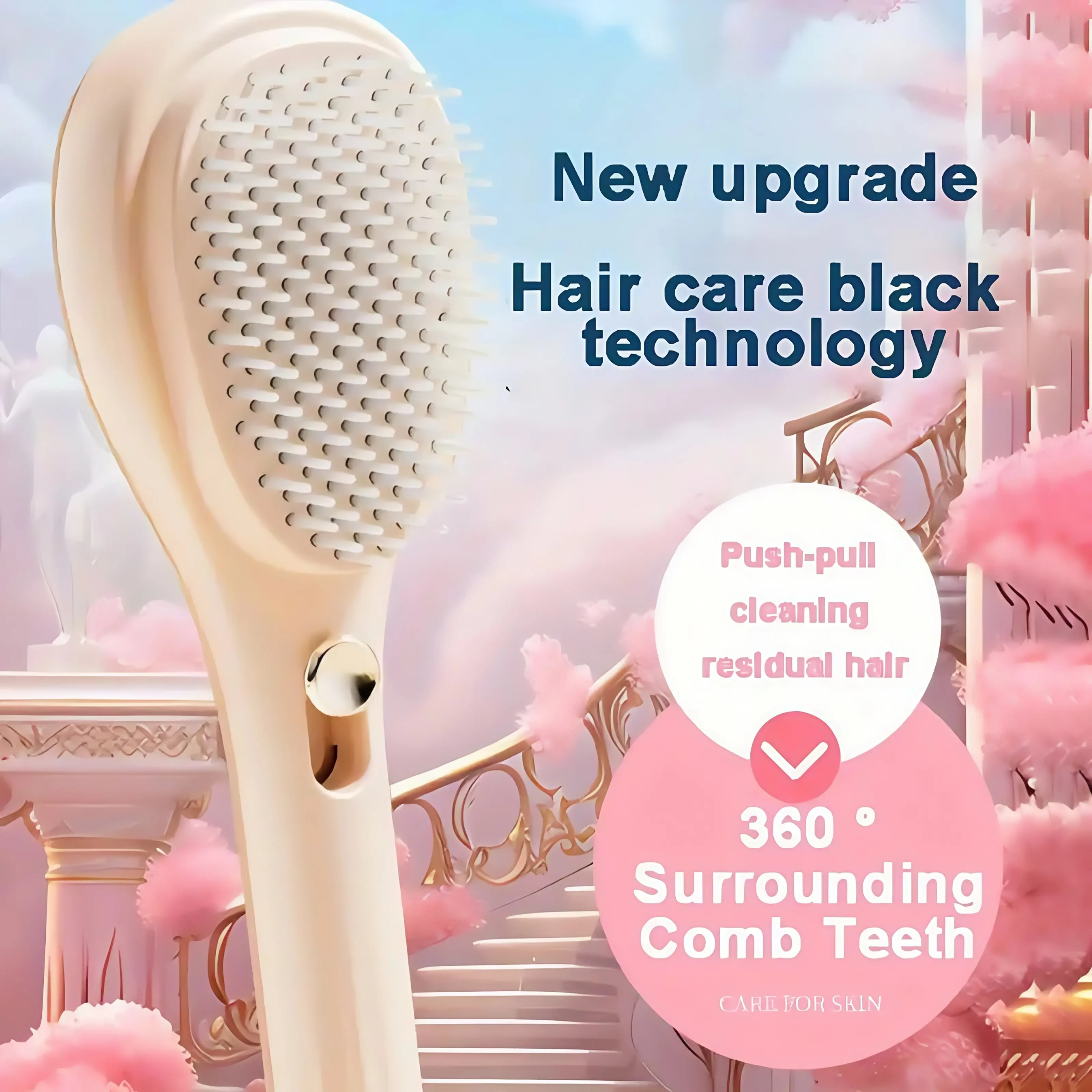 Retractable Magic Comb Scalp Massage Comb Telescopic Portable Hair ...