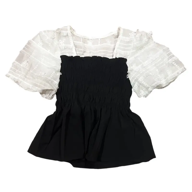 Voire Elegance Top High Casual Wanita 0