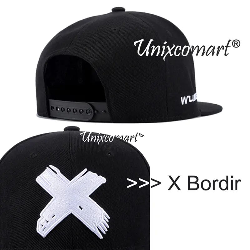 Topi X LOGO Baseball Or Brim Rata Hat Cap Casual Sport Distro Dewasa 4