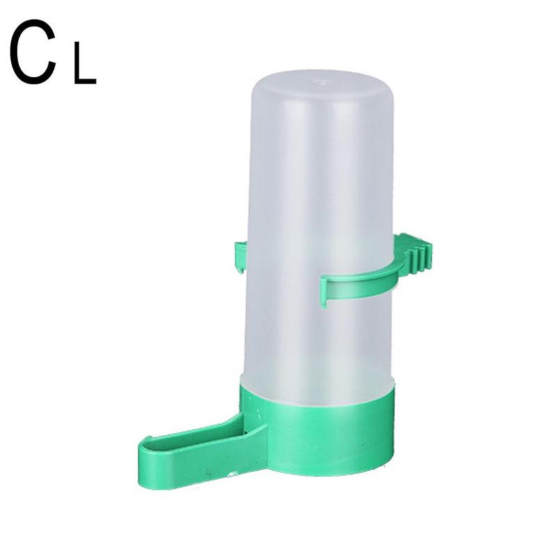 Product Introduction of Plastic Pigeon Parrot Birds Feeder Water Drinker Cup Double Cups Auto Pet Drinking Clear A0B1 49