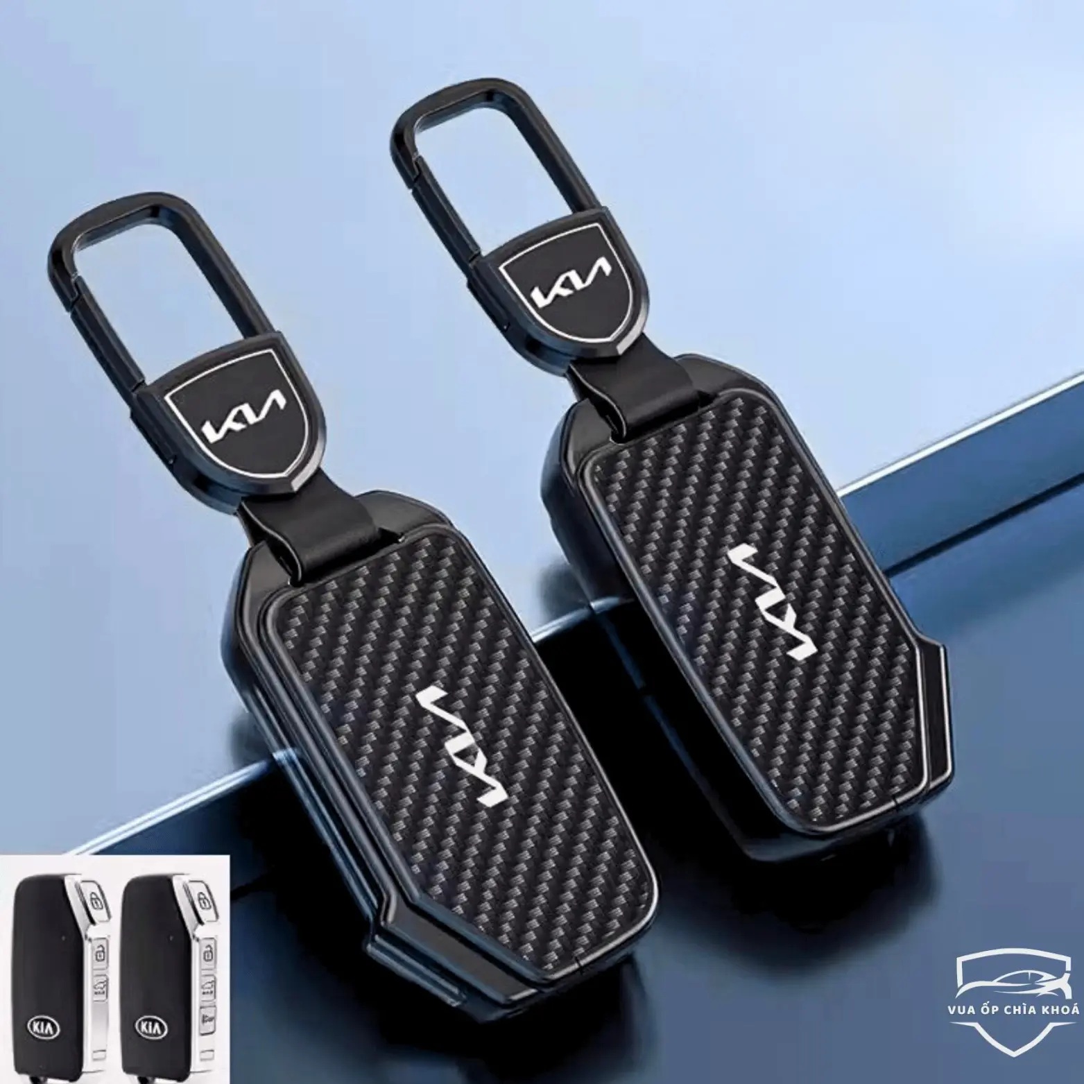 [TẶNG kèm 01 khăn lau xe] Ốp chìa khóa Cerato ,K3, K5,Sorento,Sonet, seltos, Caren hợp kim sang trọng đẳng cấp Vuaopchiakhoa